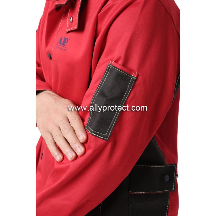 AP-6850 紅黑配時尚阻燃服
